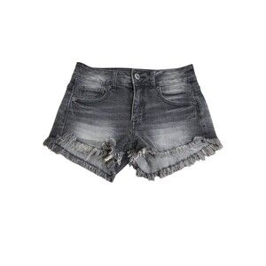 American Eagle Super Stretch Jean Shorts Size 2 Gray